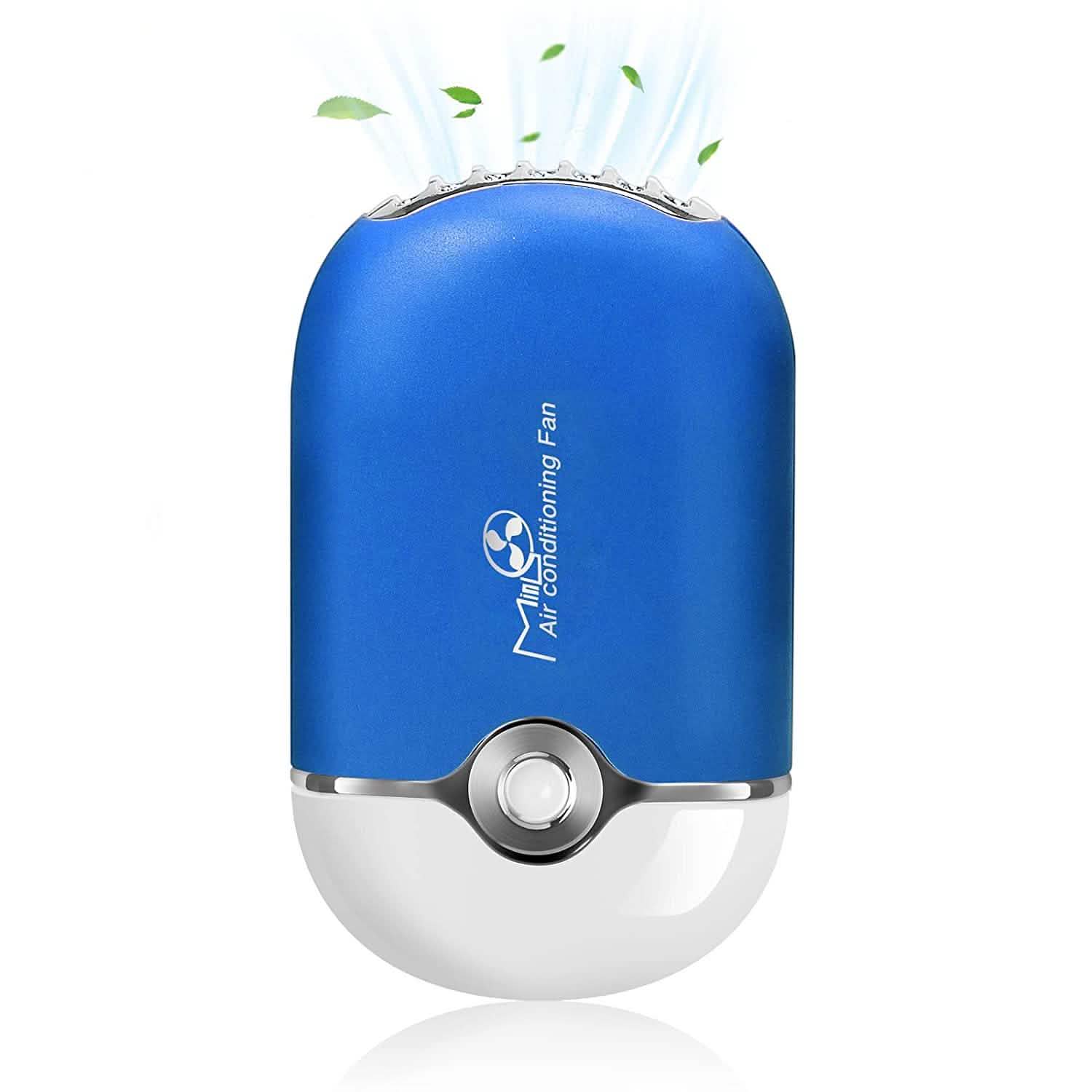2-Piece: Rechargeable Handheld Mini Eyelash Fan