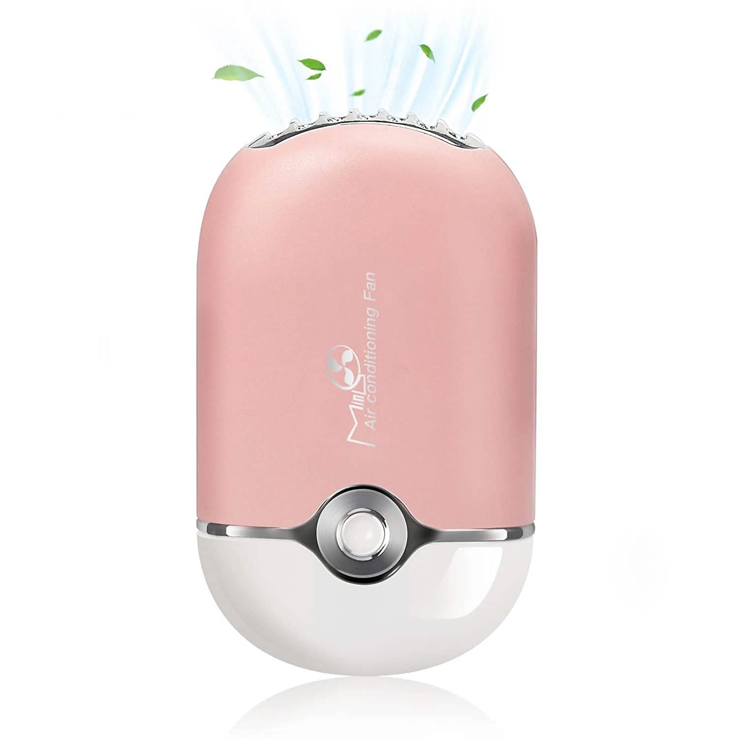 2-Piece: Rechargeable Handheld Mini Eyelash Fan