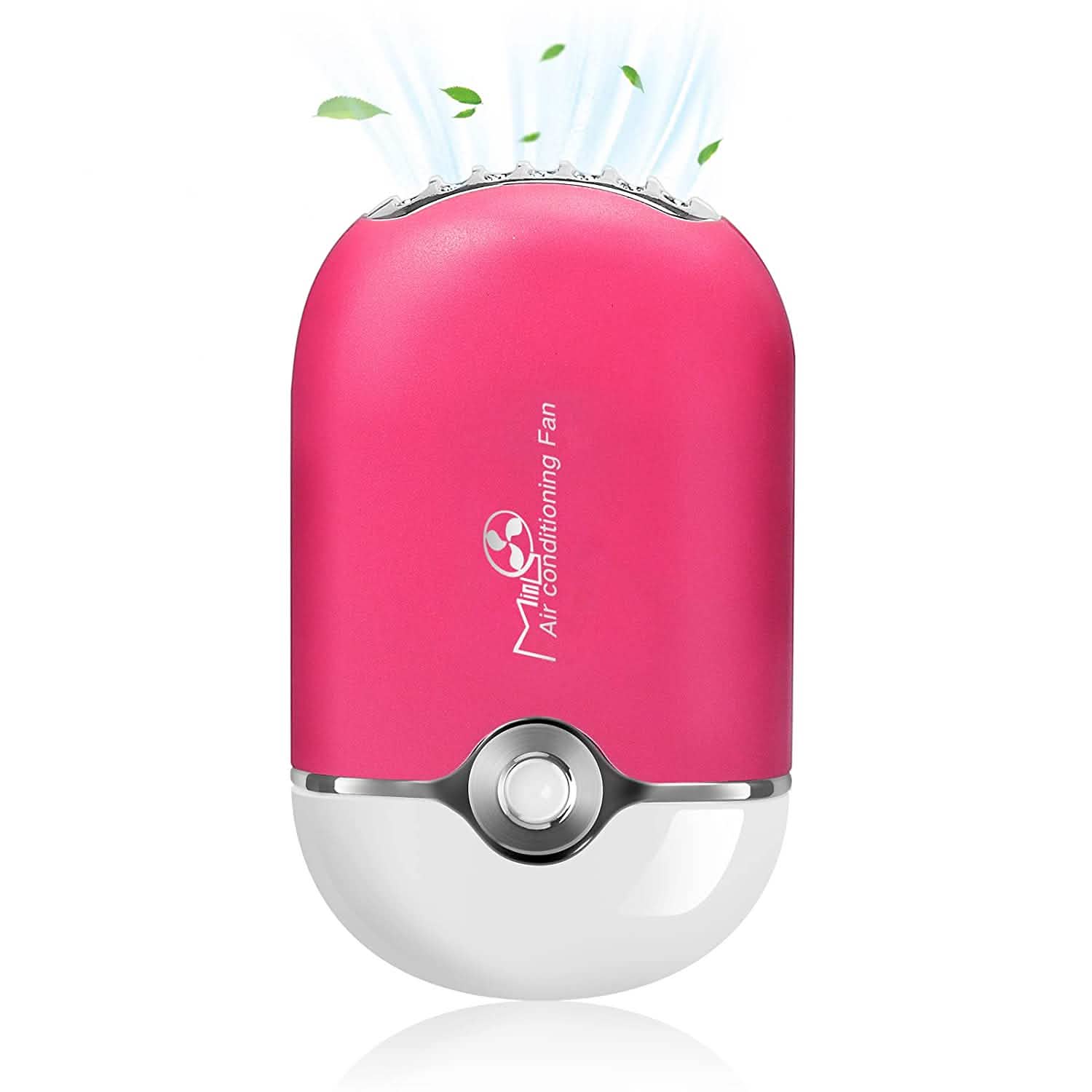 2-Piece: Rechargeable Handheld Mini Eyelash Fan