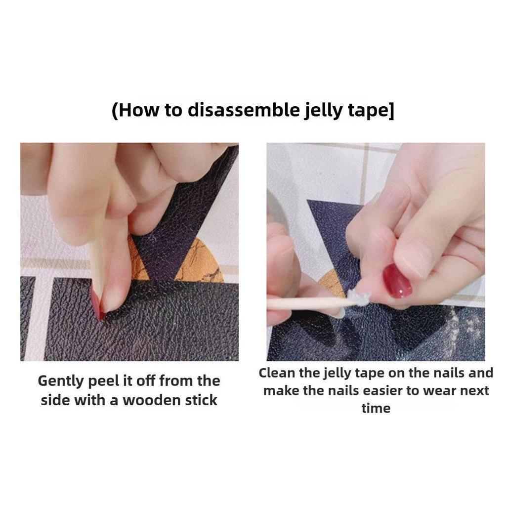 1075 Handmade Nail Wear Nail Art Reusable Press on Nails False Nails