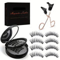 8-Pairs: Reusable Magnetic Dual 3D False Eyelashes Kit