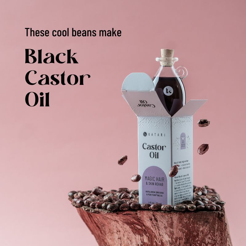 Black Castor Oil for Hair & Brows