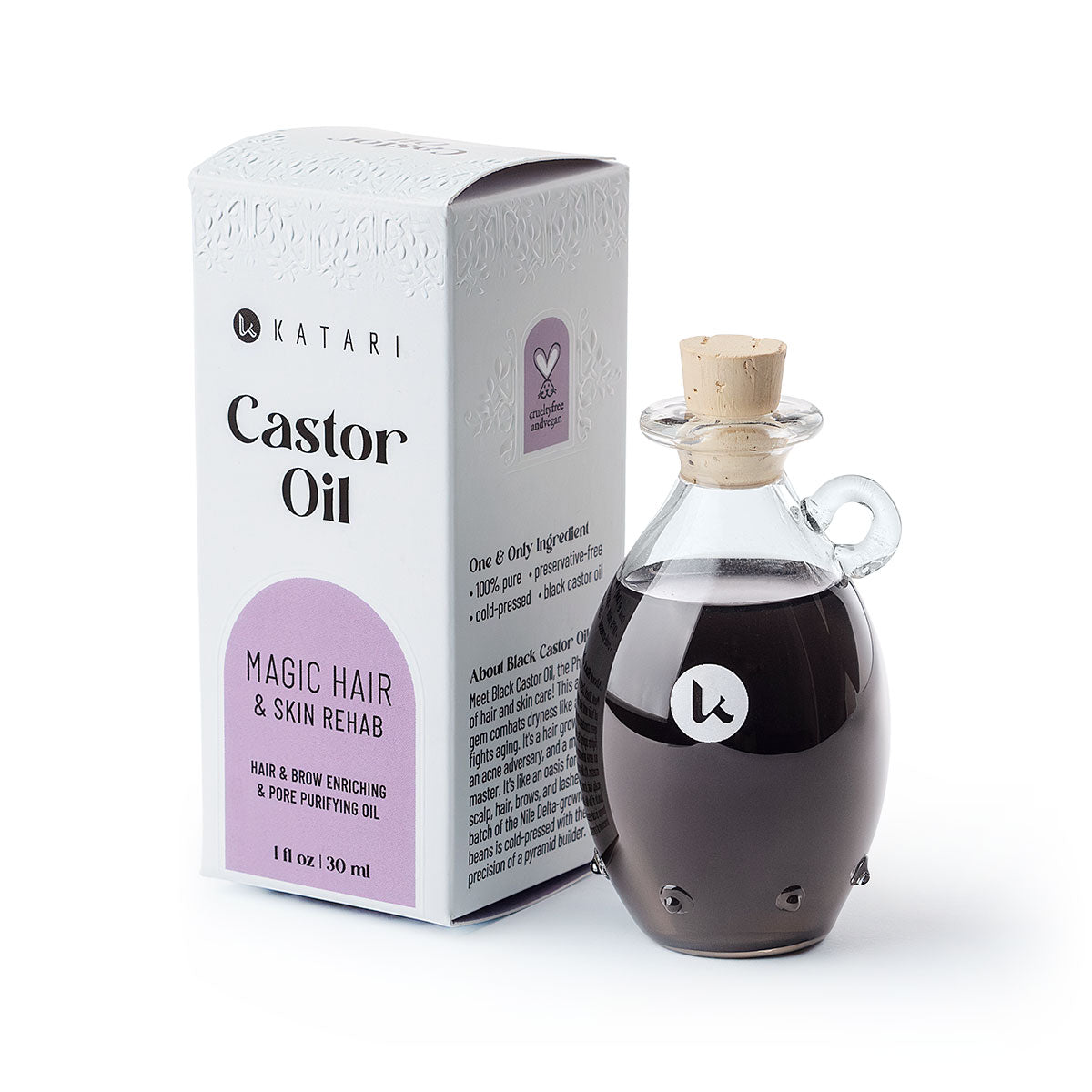 Black Castor Oil for Hair & Brows