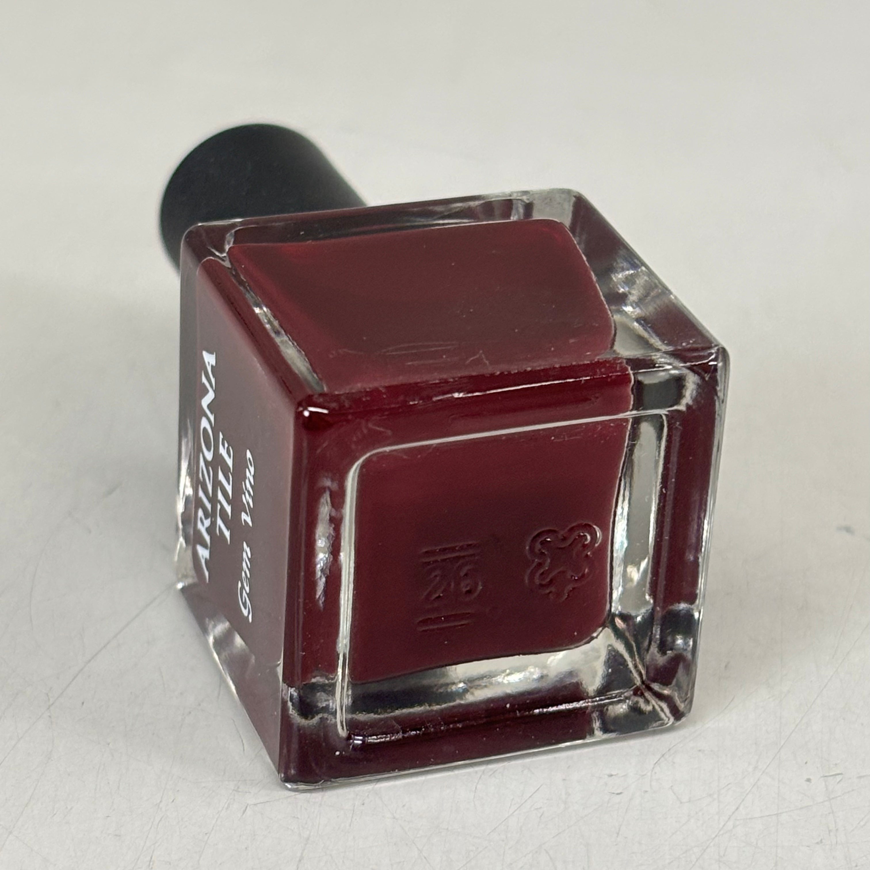 ARIZONA TILE (5 PACK) Nail Polish in Decorative Tie Closure Bags Gem Vino Color