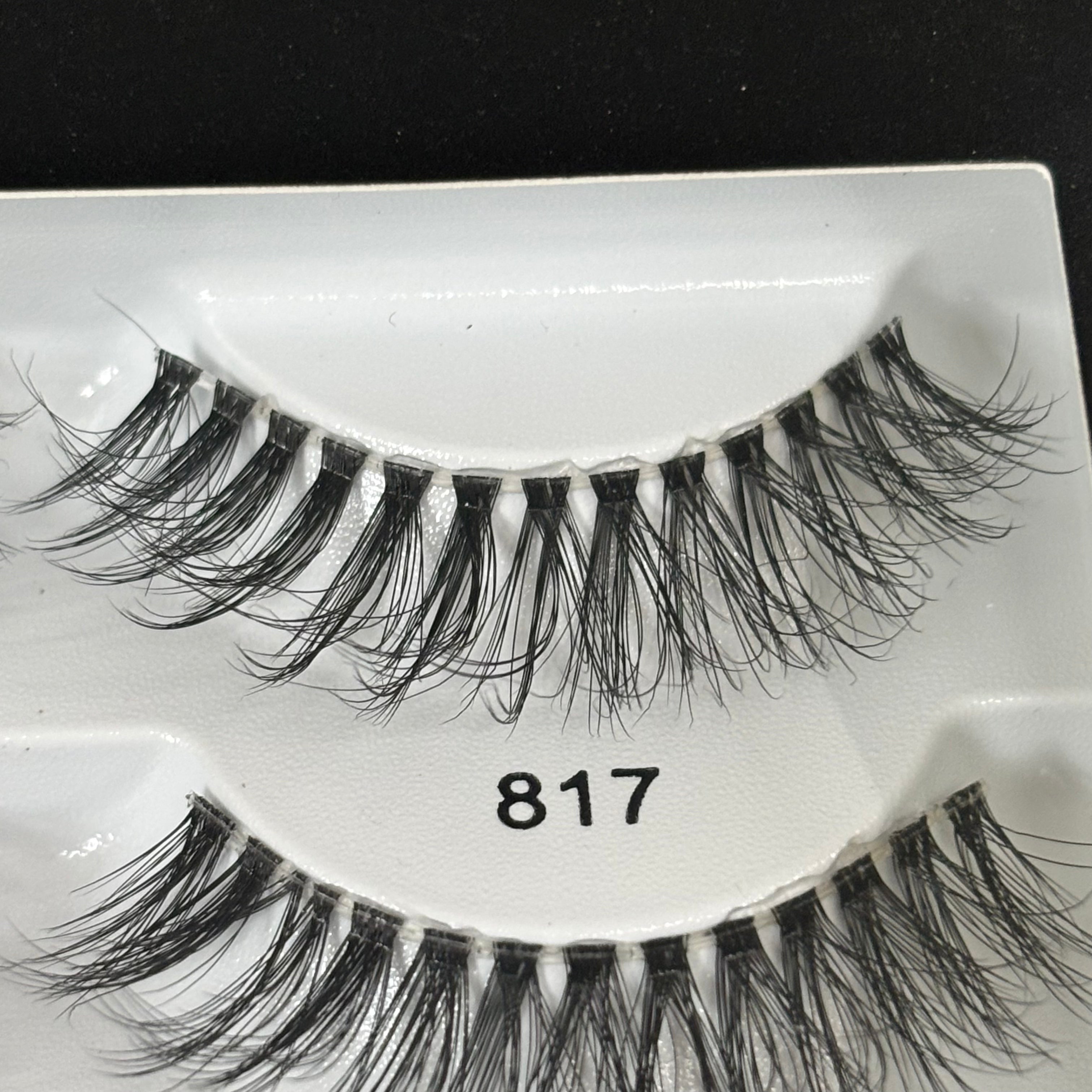 ARDELL (4 PACK, 4 PAIRS EACH)  Fauxmink Lashes Lightweight Knot-Free Black 817