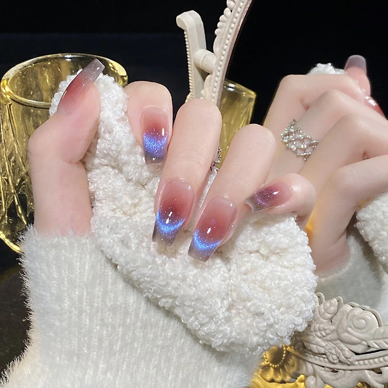 Cat's Eye Gel Nail Polish – Magnetic Phototherapy Press-On Glue