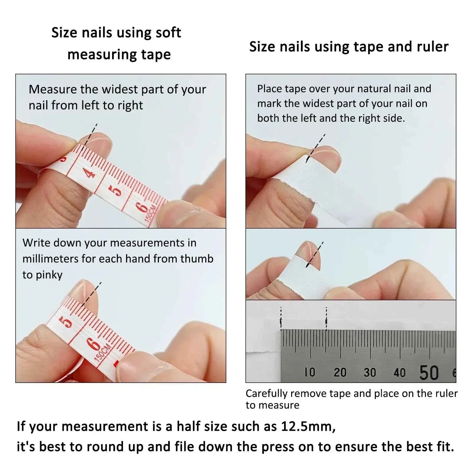 10Pcs Naked Cat Eye Press-On Nails with Laser Butterfly Decor