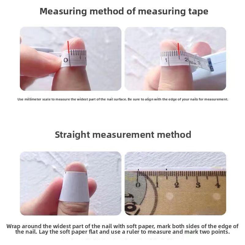 1075 Handmade Nail Wear Nail Art Reusable Press on Nails False Nails