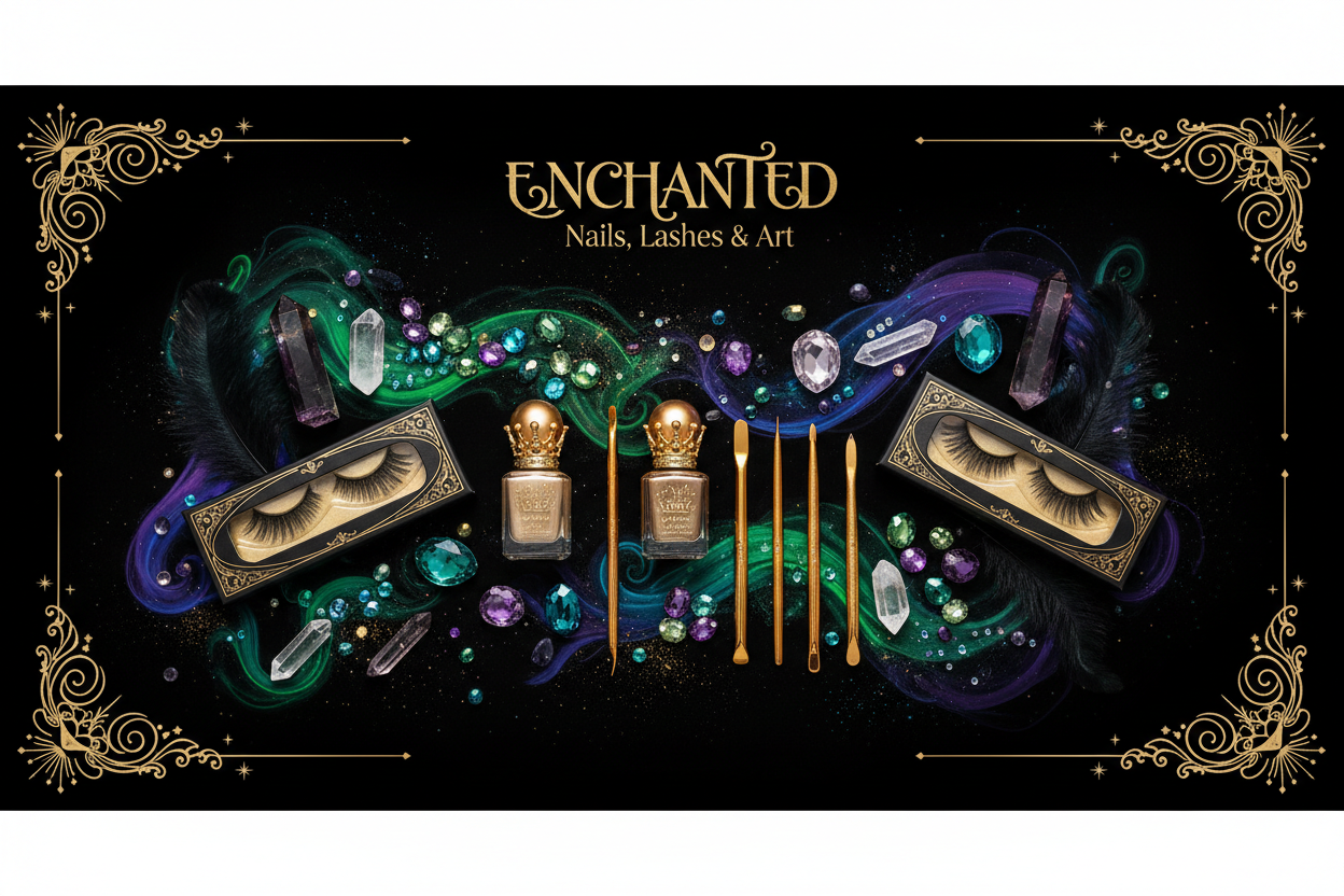 ENCHANTED Nails Lashes & Art Brand Cover