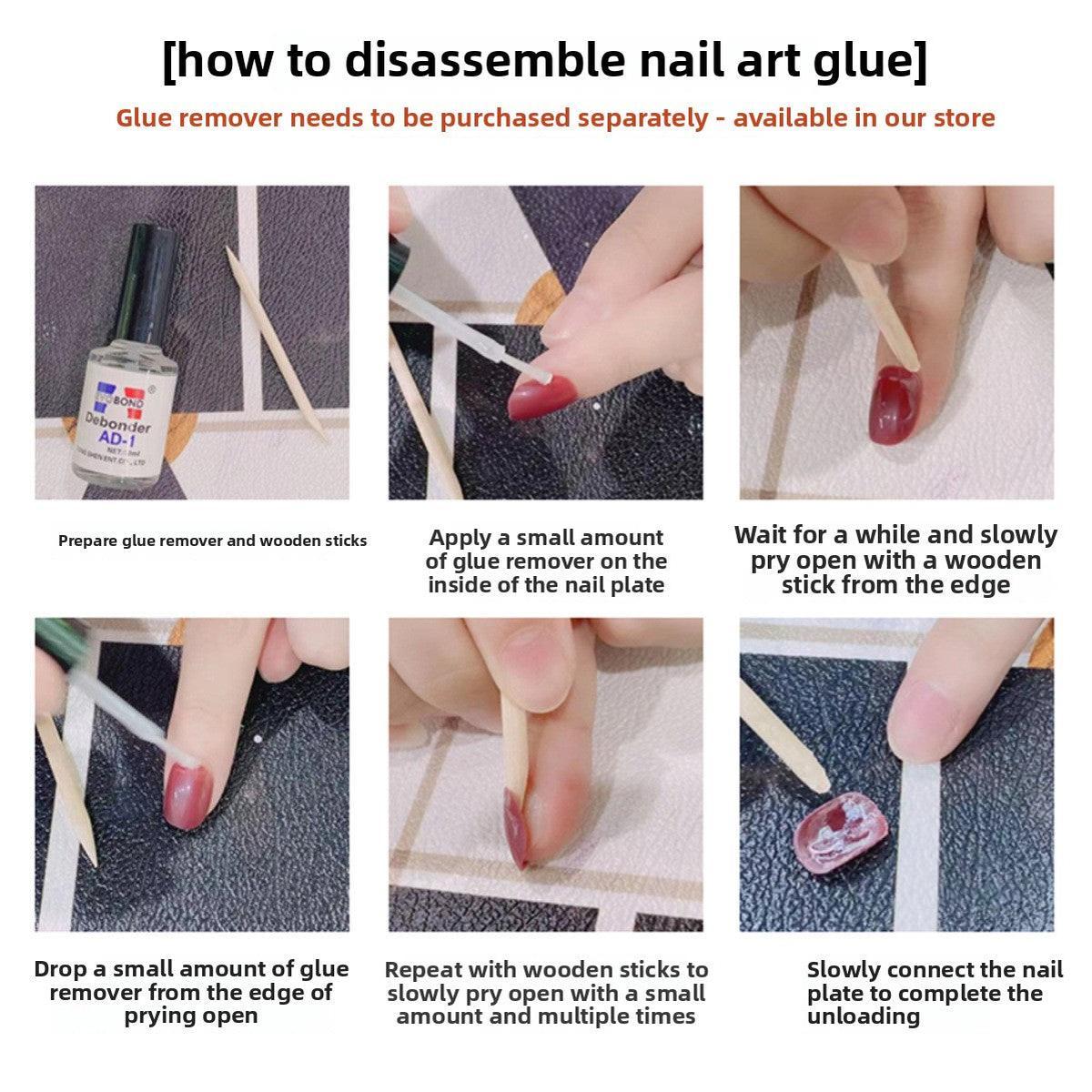 1067 Handmade Nail Wear Nail Art Reusable Press on Nails False Nails