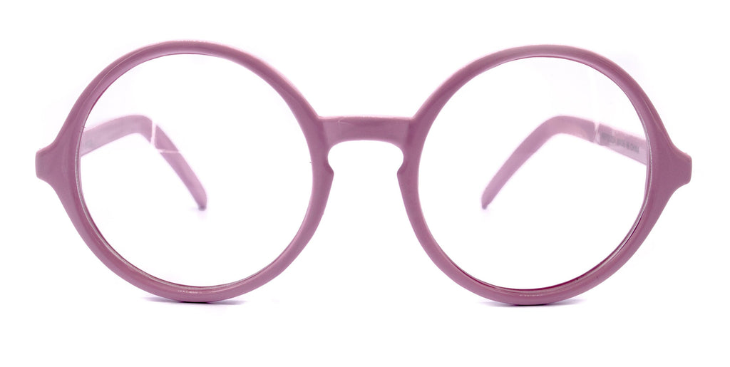Mabel, (Premium) True Round vintage Reading Glasses  (Light Purple) Circle Eye, Medium, NY Fifth Avenue