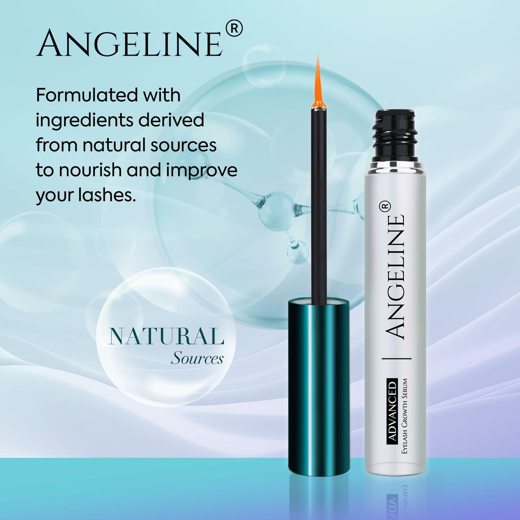 Angeline Premium Lash Serum Advanced Growth Formula for Longer Fuller Lashes 5ml