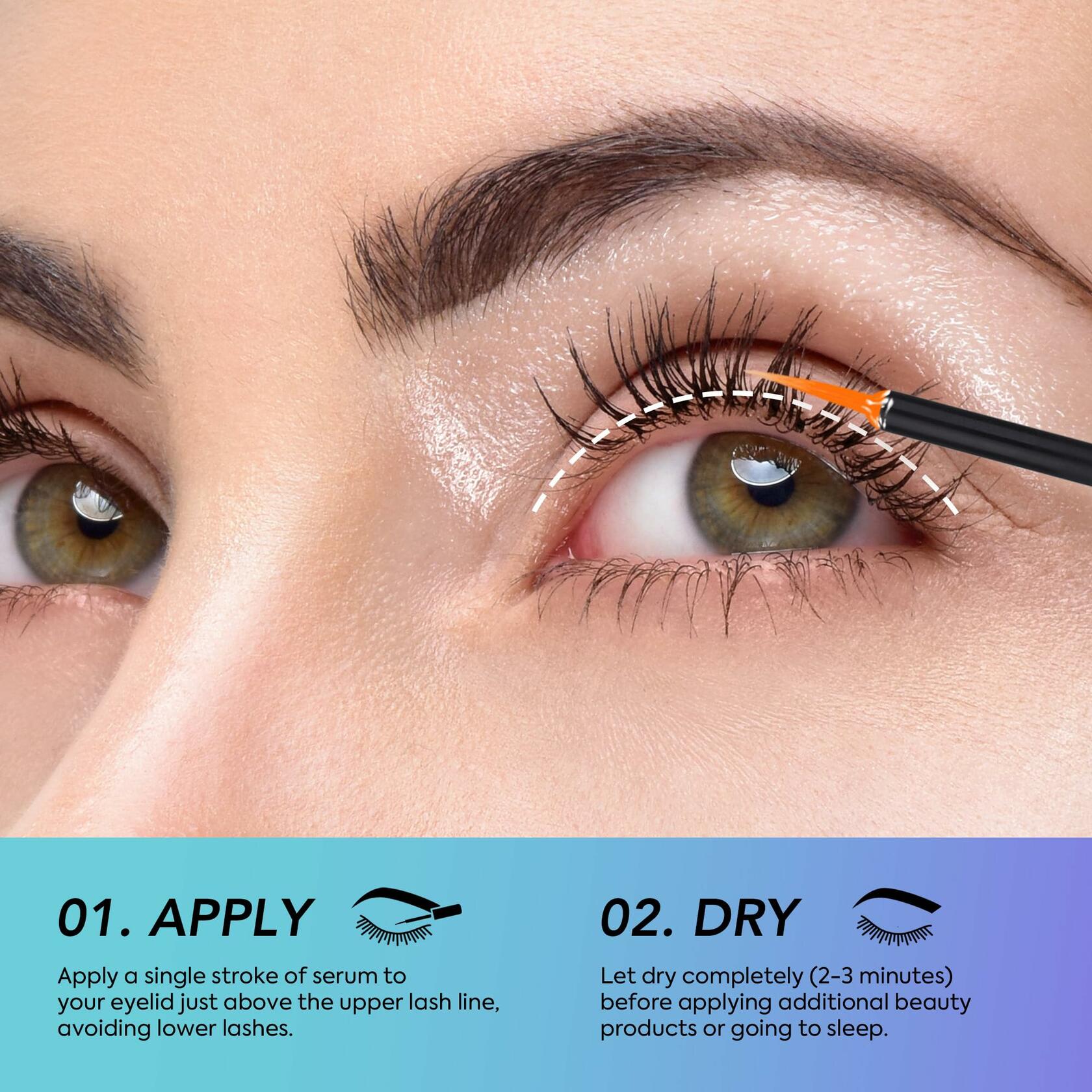 Angeline Premium Lash Serum Advanced Growth Formula for Longer Fuller Lashes 5ml