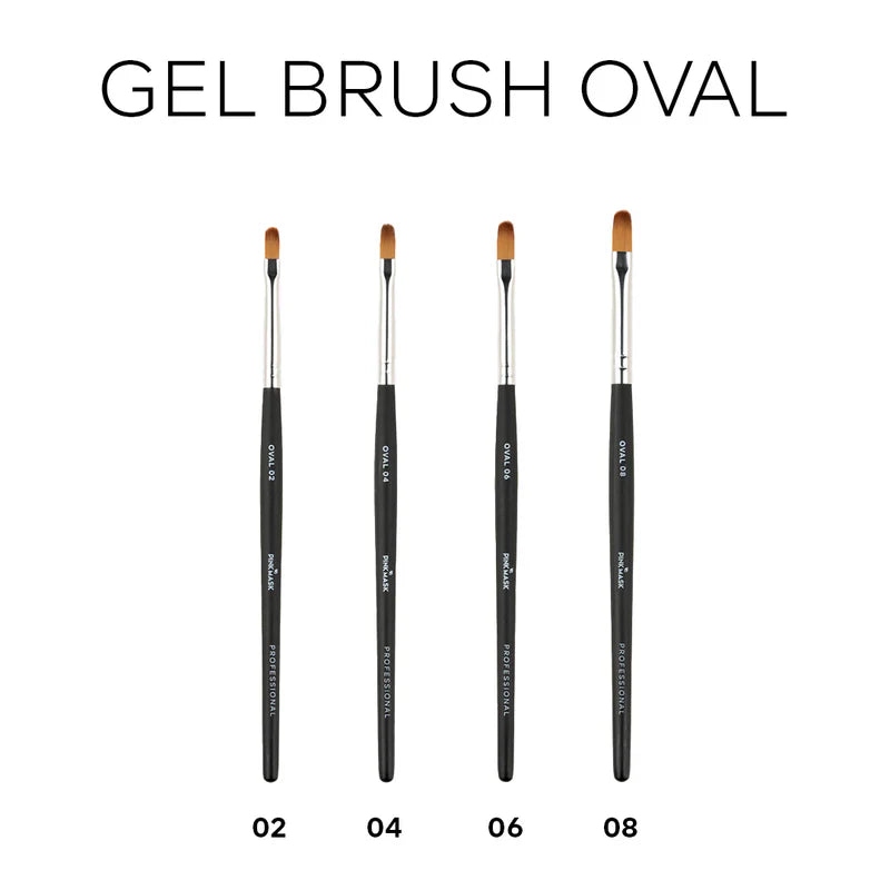 Pink Mask - Gel Brush Oval 06