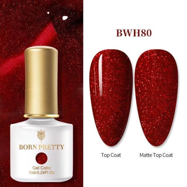 2021 New Womens Colorful Nail Gel Polish Modern Glitter Pink Purple UV Diamond Stylish Design Nail Colors Gel